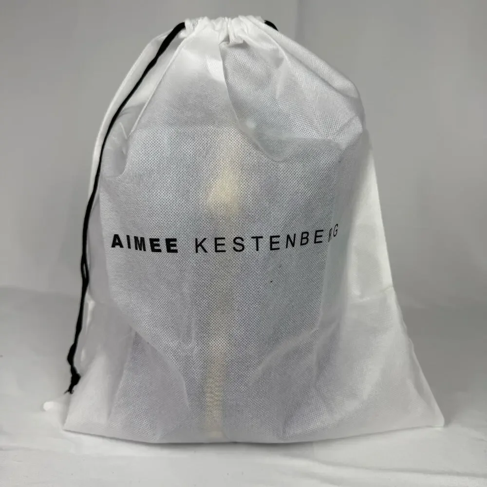 Aimee Kestenberg Purple Tamitha Mini Leather Cotton Backpack Crossbody NWT - Picture 12 of 15
